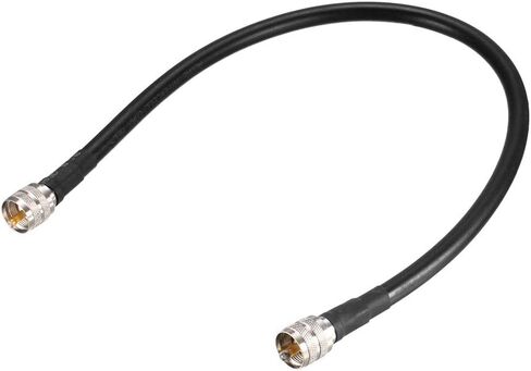 UHF ذكر PL-259 إلى UHF ذكر PL-259 خسارة منخفضة RG213 كابل توصيل محوري 0.3 متر/1 قدم in Kuwait