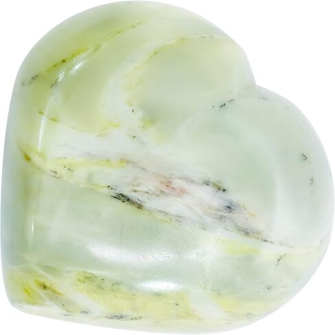 BEZAVO Serpentine Crystal Heart Stone Set - Gifts for Mom, Mom Gifts from Daughters, Pocket Worry Stone, Gemstones and Crystal, Reiki Healing, Chakra Stones for Wicca Collection 50 mm in Saudi Arabia
