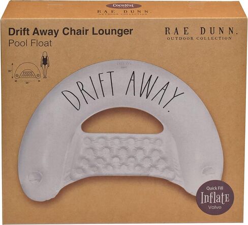 كراسي استرخاء Rae Dunn x CocoNut Float Chill - كرسي استراحة قابل للنفخ متعدد الأغراض بحجم للبالغين - ركوب متعدد الاستخدامات لحفلات الصيف والسباحة in Kuwait