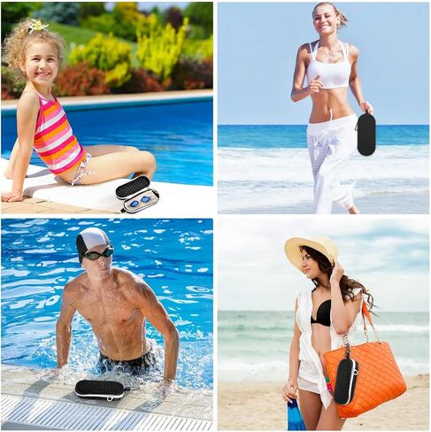 Swim Goggles Case, Silicone Swimming Goggles Protective Cover with Drainage Holes, Zipper Eyeglasses Case Breathable in Saudi Arabia
