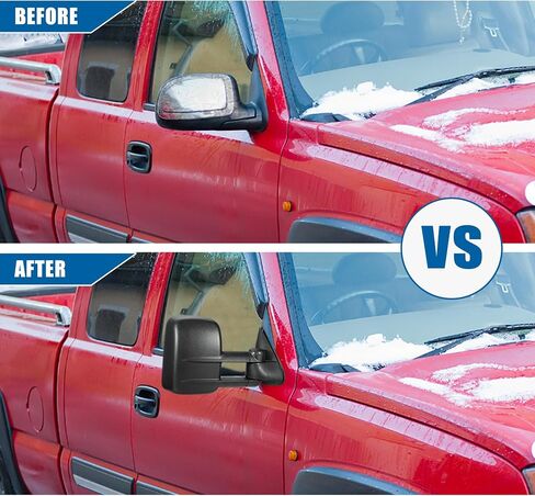 X AUTOHAUX Pair Towing Mirrors Manual Operated Telescoping Trailer Side Mirrors for Chevy Silverado Sierra Avalanche Suburban Tahoe for GMC Yukon XL for Cadillac Escalade EXT ESV in Saudi Arabia