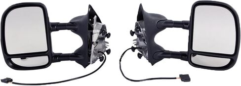 MOTOOS Towing Mirrors Side Folding Extendable Replacement for 1999-2007 Ford F-250 F-350 F-450 F-550 Super Duty 2000-2005 Ford Excursion 6.8L V10 in Saudi Arabia