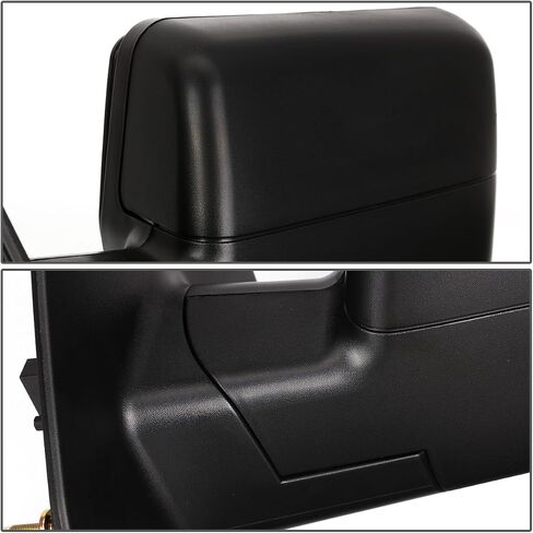 DNA Motoring TWM-018-T111-BK-R Black Powered Heated Foldable Towing Side Mirror Compatible With 04-14 F-150, Right/Passenger Side in Kuwait