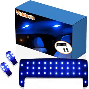 LED Cab Interior Light Kit Reading Lamp - 6000K Super Bright Map Light+Dome Light for Toyota Tacoma 2016-2023 3rd Gen,FJ Cruiser,4Runner,Camry,RAV4,Prius,Highlander (Blue LED) in Kuwait