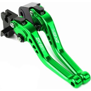 أجزاء معدلة لفرامل الدراجة النارية وأذرع القابض متوافقة مع ZX6R ZX-6R 636 ZX-6R ZX 6R 2025 2024 2023 2022 2021 2020 2019 ملحقات مقبض رافعة الفرامل القابلة للتعديل. (أسود) in Kuwait