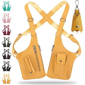 Premium Leather Adjustable Underarm Shoulder Bag for Men & Women, Anti-Theft Invisible Concealed Carry Bag, Water Resistant in Saudi Arabia