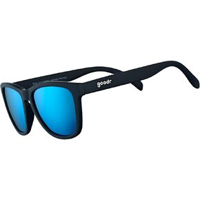 goodr Mick & Keith's Midnight Ramble Polarized Sunglasses for Men & Women, Medium Sized (OG), Black Solid Frame, UV400 Protection, No Slip, No Bounce in Kuwait