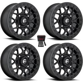 عجلات Fuel Tech Beadlock UTV باللون الأسود مقاس 15 بوصة Polaris RZR 1000 XP/Ranger XP 900/1000 in Kuwait