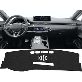 Car Dashboard Cover Mat Carpet Compatible for 2022 2023 2024 2025 Genesis GV70 with Heads up Display Dash Mat Sunshade Windshield Glare Black in Kuwait