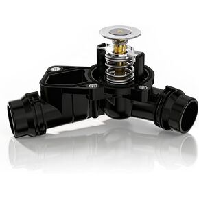 Engine Coolant Thermostat Housing Assembly with Sensor Compatible with BMW X3 X5 320i 325i 330i 525i 530i E39 E46, Replaces 1531437040 11537509227 in Kuwait