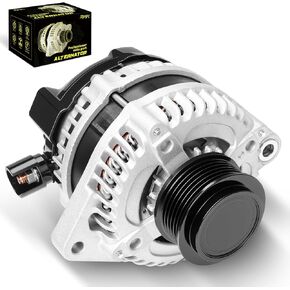 Oktiger Upgraded Alternator for Honda Odyssey 2014 2015 2016 2017 Ex Ex-l Lx Touring Elite Se 3.5L, V6 12V 130A Clockwise 6-Groove Clutch Pulley, Replacement Alternator, OE 31100-RV0-A11 11775N in Kuwait