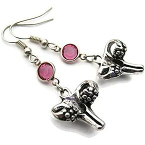 Ovary Birthstone Earrings, Personalized OBGYN Earrings, Feminist, Female Anatomy Gift in Kuwait