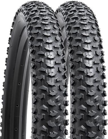 YUNSCM 24" Bike Tires 24 x 2.125/57-507 60TPI and 24" Bike Tubes Schrader Valve with 2 Rim Strips Compatible with Mountain Bike 24x1.75 24x1.95 24x2.10 24x2.125 Bicycle Tires and Tubes (Y-1131) in Saudi Arabia