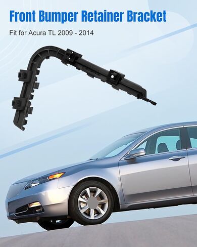 1Pair Front Bumper Retainer Bracket Fit for Acura TL 2009 2010 2011 2012 2013 2014, Bumper Bracket Replaces 71198TK4A00 71193TK4A00 71198-TK4-A00 71193-TK4-A00, Left Driver Right Passenger Side in Saudi Arabia