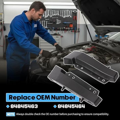 84845463 زوج دعامة المصد الأمامي للركاب والسائق مناسب لسيارة تشيفي شيفروليه كولورادو 2021 2022 دعامة تثبيت المصد الجانبي يستبدل 84845464 in Kuwait