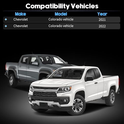 84845463 زوج دعامة المصد الأمامي للركاب والسائق مناسب لسيارة تشيفي شيفروليه كولورادو 2021 2022 دعامة تثبيت المصد الجانبي يستبدل 84845464 in Kuwait