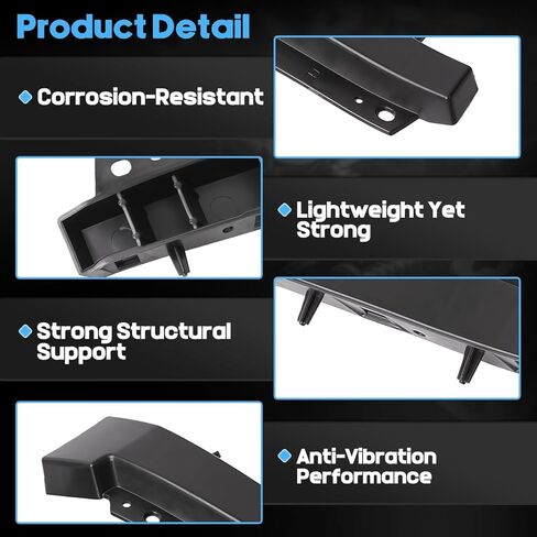 84845463 زوج دعامة المصد الأمامي للركاب والسائق مناسب لسيارة تشيفي شيفروليه كولورادو 2021 2022 دعامة تثبيت المصد الجانبي يستبدل 84845464 in Kuwait
