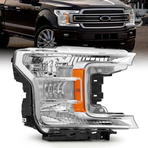 JFN Headlight Assembly Compatible with 2018-2020 Ford F-150 (Left Side) (Passenger Side (Right)) in Kuwait