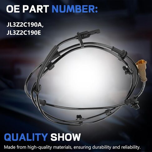 ABS Wheel Speed Sensor Fit for Ford 2018-2019 F-150 Rear Right Passenger Side # JL3Z2C190A, JL3Z2C190E in Kuwait