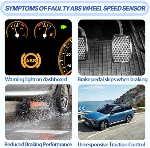 ABS Wheel Speed Sensor Fit for Ford 2018-2019 F-150 Rear Right Passenger Side # JL3Z2C190A, JL3Z2C190E in Kuwait