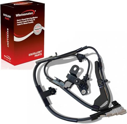 ABS Wheel Speed Sensor 1Pc: Front Right Compatible with Toyota 2001-2007 Sequoia V8 4.7L, 2000-2006 Tundra V8 4.7L V6 4.0L V6 3.4L in Kuwait