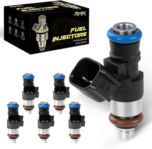 Oktiger Set of 6 4-hole 3.5L V6 Fuel Injectors Fits for Ford Fusion 2010 2010 2012, Taurus 2008 2009 2010 2011 2012, Edge 2007-2010, for Flex Turuas X, for Lincoln MKZ& More, OE#0280158091, CY0113250 in Saudi Arabia