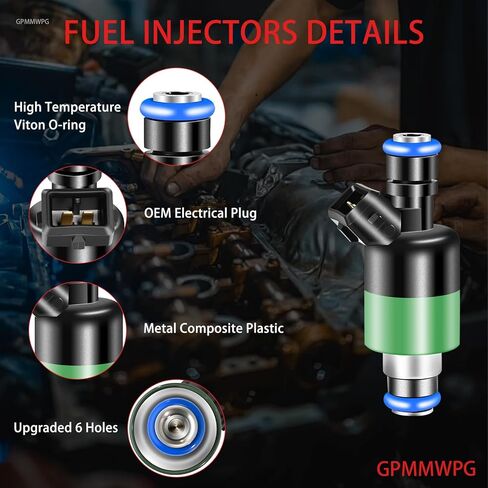 8Pcs Fuel Injectors FJ164 Compatible with Chevrolet Impala/Camaro/Corvette/Caprice 1994-1996, for Commercial Chassis 1994/Buick Roadmaster 1994-1996/Pontiac Firebird 1994-1997, V8 5.7L in Saudi Arabia