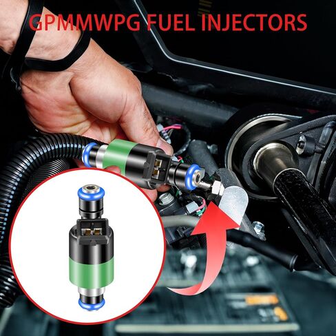 8Pcs Fuel Injectors FJ164 Compatible with Chevrolet Impala/Camaro/Corvette/Caprice 1994-1996, for Commercial Chassis 1994/Buick Roadmaster 1994-1996/Pontiac Firebird 1994-1997, V8 5.7L in Saudi Arabia