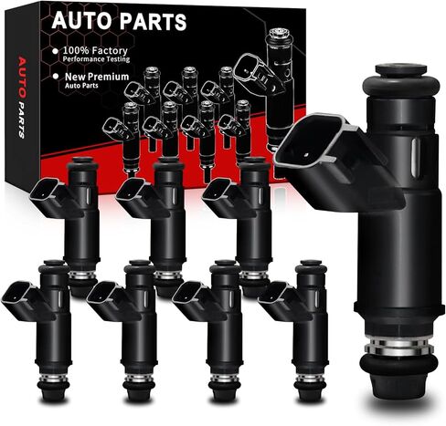12580426 5.3L حاقن الوقود المرن مناسب لـ: -Chevy Tahoe 2002-2006، Suburban Silverado Express Avalanche 1500 2002-2007، لـ: -GMC Yukon XL 2002-2006، Sierra Savana 1500 2002-2007 (8 قطع) in Saudi Arabia