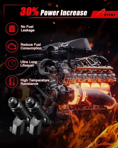 12580426 5.3L حاقن الوقود المرن مناسب لـ: -Chevy Tahoe 2002-2006، Suburban Silverado Express Avalanche 1500 2002-2007، لـ: -GMC Yukon XL 2002-2006، Sierra Savana 1500 2002-2007 (8 قطع) in Saudi Arabia