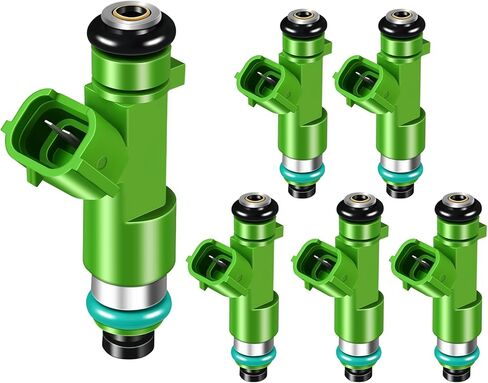 Fuel Injectors 16600JA10A Set of 6 Compatible with Infiniti EX35 2008-2012,for G35 2007-2008,for M35 2009-2010,for M35h 2012-2013,for Nissan 350z 2007-2009,for Murano 2009-2014 for FJ1017 in Saudi Arabia