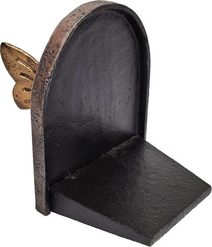 Lulu Decor, Cast Iron Decorative Door Stopper Fairy Door with Green Fairy, 2 lbs 4 oz in Kuwait