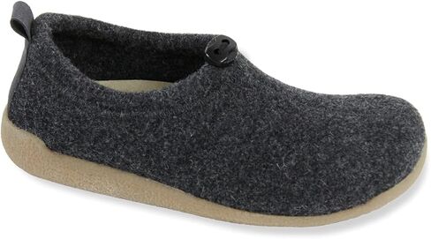 قباقيب أحذية سانيتا لودج للرجال والنساء - ظهر مغلق، وسادة قدم قابلة للإزالة، قابلة للتعديل، مصنوعة من الصوف الطبيعي سهلة الارتداء in Kuwait