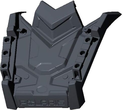 Polaris ATV Rack Assembly, Front, Gloss Black, Genuine OEM Part 2637248-070, Qty 1 in Saudi Arabia