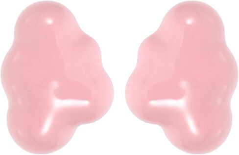 Luxshiny 2pcs Ceramic Drawer Knobs with Pink Pulls for Room Wardrobe Drawers with Screw Decorative Handles for Nursery Storage Furniture in Saudi Arabia