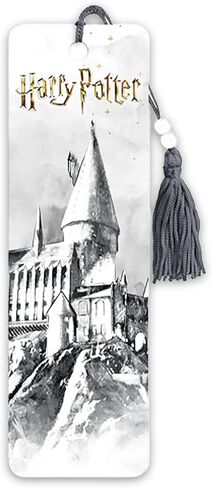 Harry Potter Bookmark Set - Bundle with 3 Bookmarks Featuring Book Covers, Hogwarts Castle, More Plus Stickers | Harry Potter School Supplies for Boys Girls Kids in Saudi Arabia