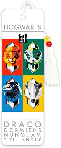 Harry Potter Bookmark Set - Bundle with 3 Bookmarks Featuring Book Covers, Hogwarts Castle, More Plus Stickers | Harry Potter School Supplies for Boys Girls Kids in Saudi Arabia