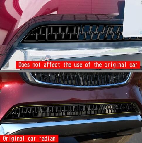 الجبهة شبكة شواء إدراج الزخارف CX90 الجبهة مصبغة الحرس ، لمازدا CX-90 2024-2025 2026 اكسسوارات السيارات الخارجية ABS المواد ، 2 قطعة in Kuwait