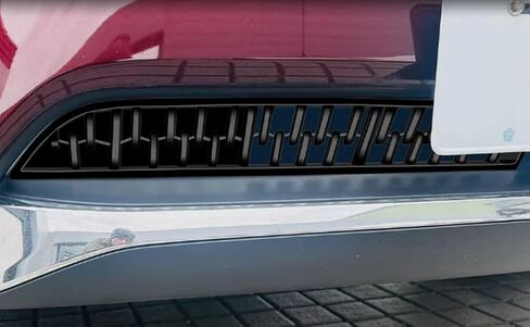 الجبهة شبكة شواء إدراج الزخارف CX90 الجبهة مصبغة الحرس ، لمازدا CX-90 2024-2025 2026 اكسسوارات السيارات الخارجية ABS المواد ، 2 قطعة in Kuwait