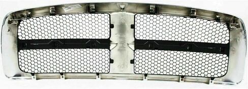 Grille Assembly Chrome Shell Honeycomb Black Insert For 2002-2005 Dodge Ram Pickup Direct Replacement in Saudi Arabia