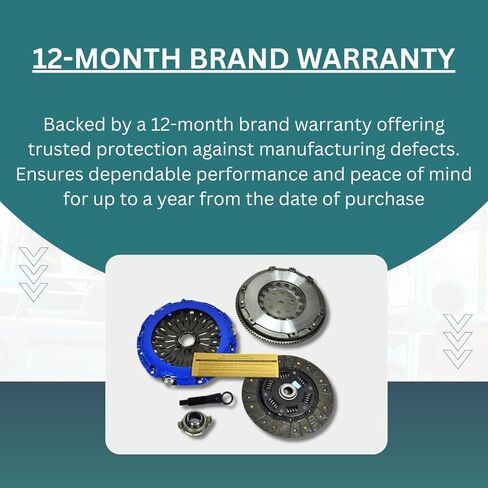 EFT Stage 2 Sprung HD Clutch Kit and Flywheel For 2003-2008 Hyundai Tiburon 2.7L V6 Engine - Performance Upgrade for Enhanced Power Handling and Durability - 12 Month Brand Warranty in Saudi Arabia