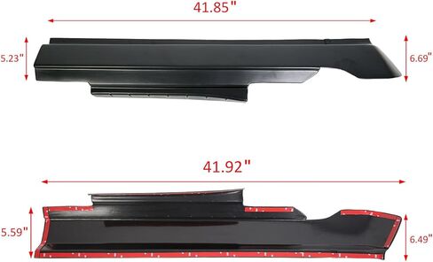 ECOTRIC Trail Armor Rocker Panel Cover Compatible with 2009-2018 Dodge Ram 1500 2500 3500 Classic Crew Cab Guard Sill Trim Replacement for 14064 in Saudi Arabia