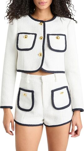 Cinq à Sept Women's Contrast Auden Jacket in Saudi Arabia
