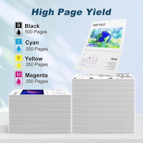 مجموعة خراطيش الحبر MYTONER 952XL بديلة لخراطيش الحبر HP 952XL 952 المتوافقة مع طابعات HP Officejet Pro 8710 7740 8720 8210 8715 8740 8725 (أسود سماوي أرجواني أصفر، 4 عبوات) in Saudi Arabia
