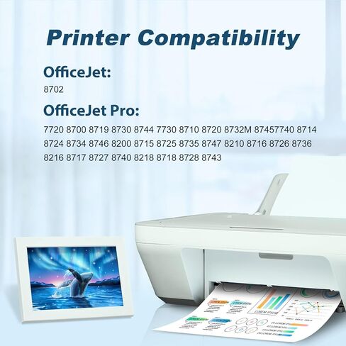 مجموعة خراطيش الحبر MYTONER 952XL بديلة لخراطيش الحبر HP 952XL 952 المتوافقة مع طابعات HP Officejet Pro 8710 7740 8720 8210 8715 8740 8725 (أسود سماوي أرجواني أصفر، 4 عبوات) in Saudi Arabia