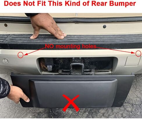 Rear Bumper Tow Hitch Hole Cover Compatible with Chevy Tahoe 2007-2014 Replace GM1129106 in Saudi Arabia