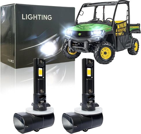 Compatible for JD Deere Gator XUV 560E 590E 825i 835E pn AXE1694 Lights, 886/894/896/881 Headlight Bulbs, 6000K Cool White, Plug N Play, 500% Brightness, 2-Pack in Kuwait