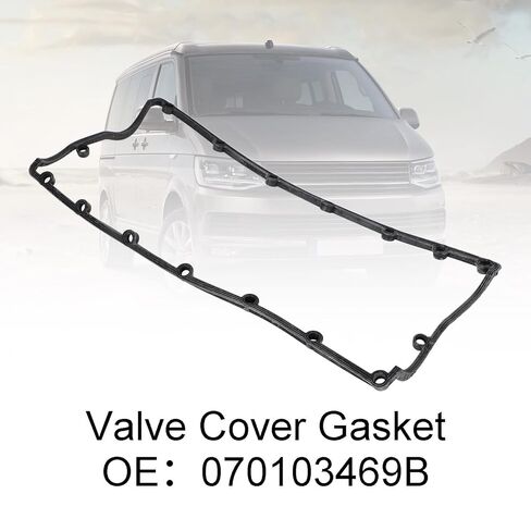 Valve Cover Gasket for VW Touareg Multivan T5 Transporter T5 2.5 TDI 070103469B,for VW Multivan V 2003/04-2009/11 7EF, 7EM, 7EN, 7HF, 7HM, 7HN 2.5 TDI 2461 CCM, 128 KW, 174 PS in Saudi Arabia