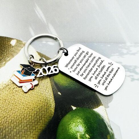 2026 Graduation Gifts for Him Her Inspirational Middle High School College University Graduates Souvenir Class of 2026 Graduation Keychain for Women Men Masters Nurses Students Boys Girls Keepsake in Saudi Arabia