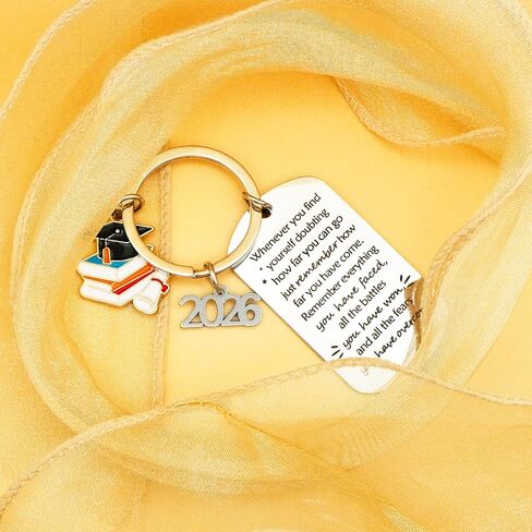 2026 Graduation Gifts for Him Her Inspirational Middle High School College University Graduates Souvenir Class of 2026 Graduation Keychain for Women Men Masters Nurses Students Boys Girls Keepsake in Saudi Arabia
